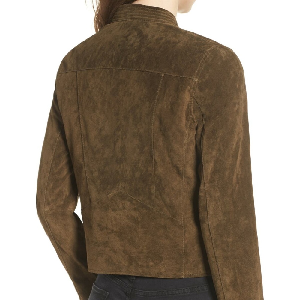 BLANKNYC Denim No Limit Suede Moto Jacket - Picture 2 of 6